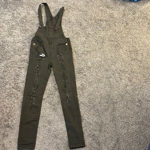 Skinny Overall Jeans